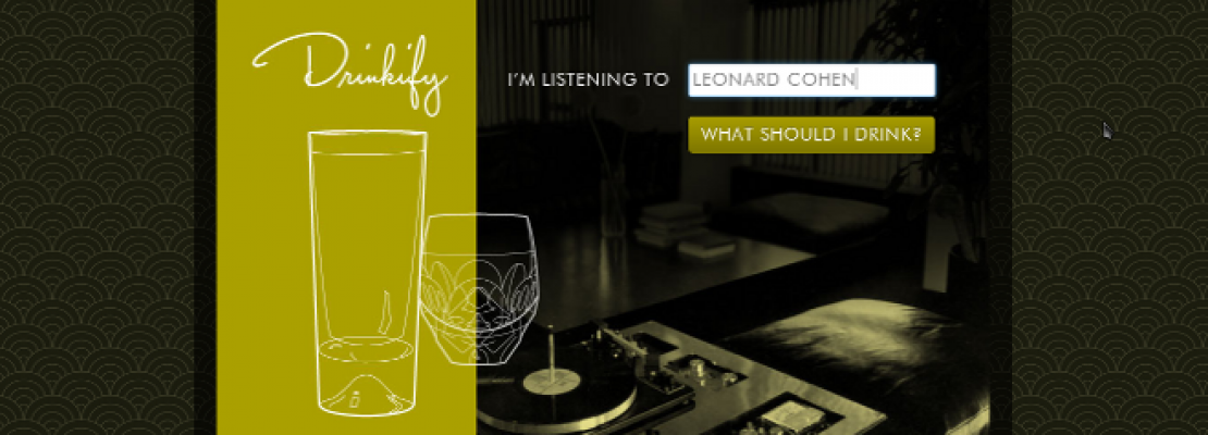Drinkify: Ιστοσελίδα διαλέγει το κατάλληλο ποτό για να συνοδεύσει τη μουσική που ακούτε