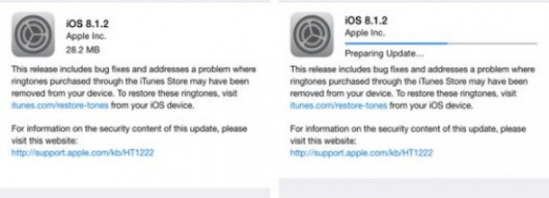 Νέα αναβάθμιση του iOS 8 από την Apple