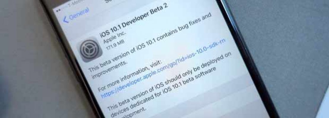 Νέα iOS 10.1 beta, δύο χαρακτηριστικά και αλλαγές
