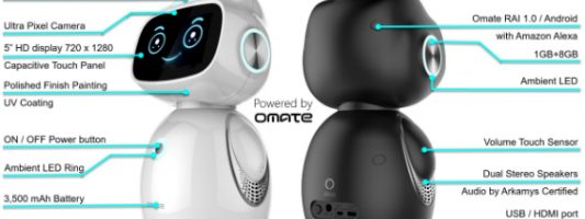 Yumi: Το μικροσκοπικό οικιακό ρομπότ με Android και Amazon Alexa