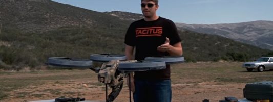 Quadrotor: Τέτοιο πρωτότυπο πολυβόλο σίγουρα δεν έχετε ξαναδεί!