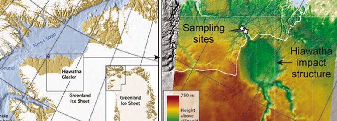 Κρατήρας 31 χιλιομέτρων κάτω από τους πάγους της Γροιλανδίας προκλήθηκε από πτώση μετεωρίτη πριν από 58 εκατομμύρια χρόνια