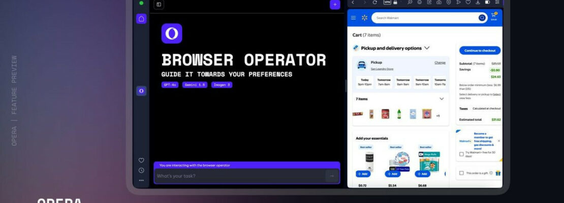 Η Opera ενσωματώνει AI agent στον browser για να κάνει πράγματα για εσάς