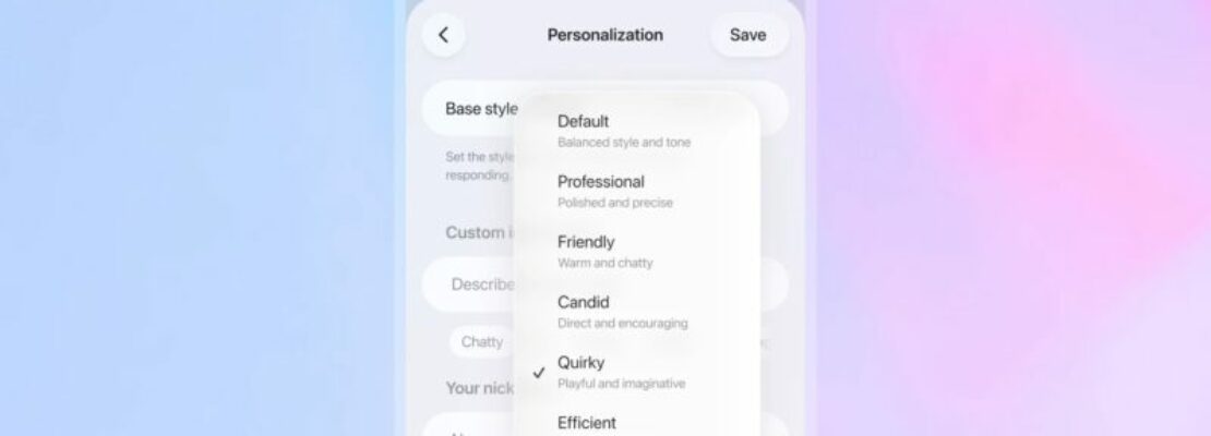 Η OpenAI παρουσίασε το ChatGPT 5.1
