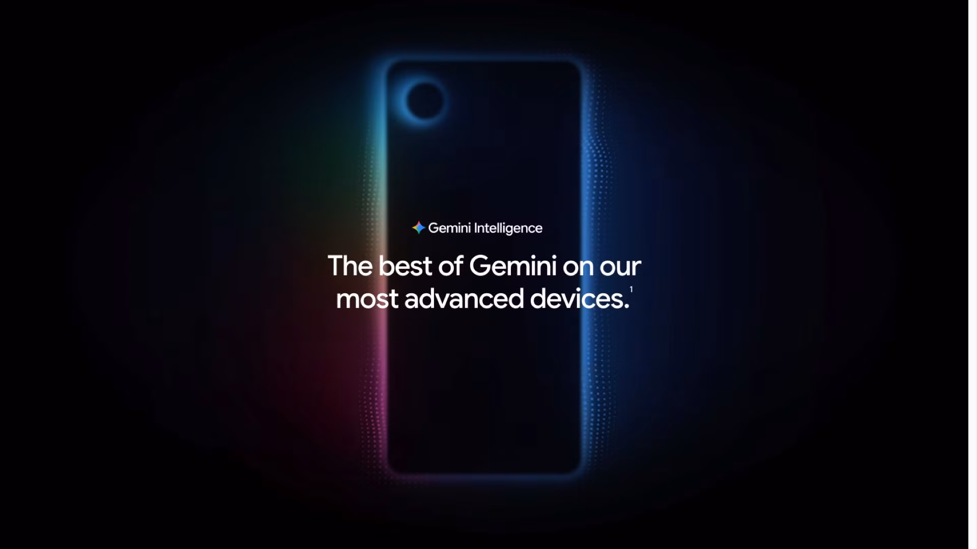 Android κινητό με προβολή λειτουργιών Gemini AI