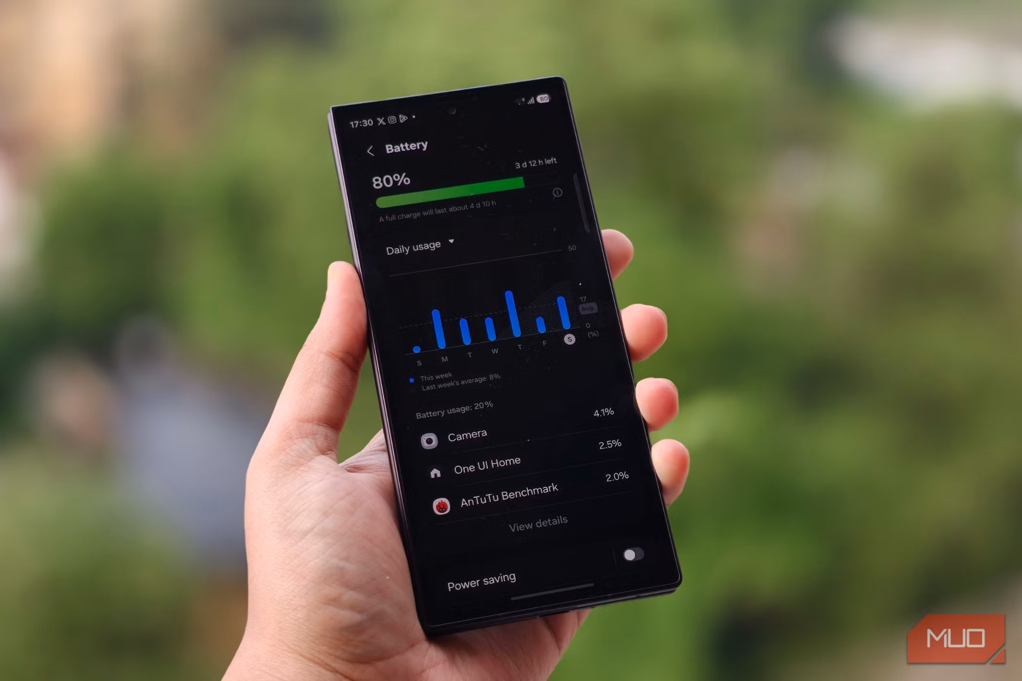 Android smartphone στις ρυθμίσεις μπαταρίας και Wi-Fi