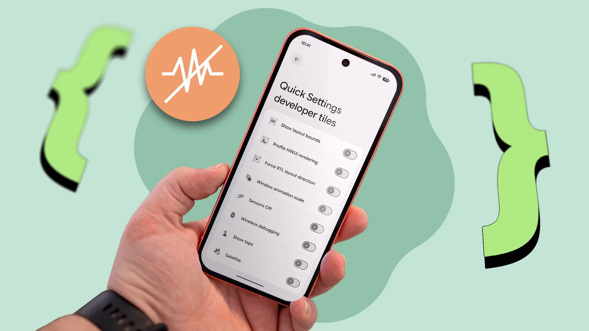 Android κινητό στην οθόνη ρυθμίσεων απορρήτου