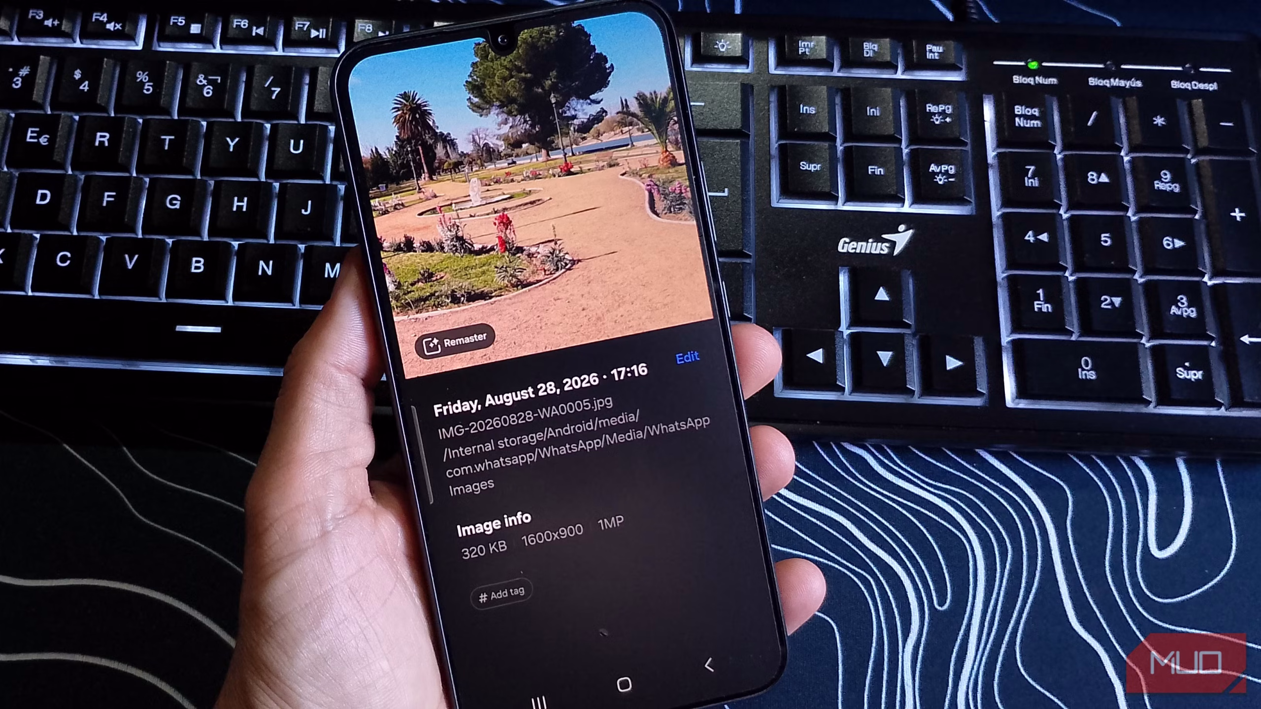 Επεξεργασία φωτογραφίας στο Samsung Gallery από κινητό Galaxy