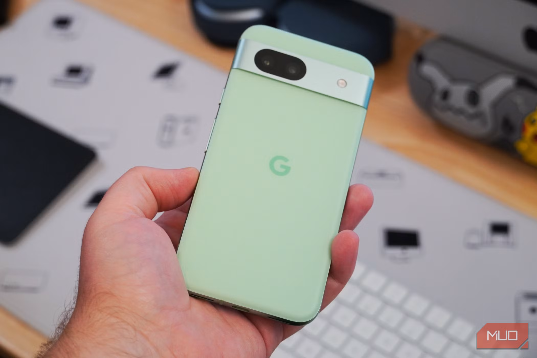 Κινητό Google Pixel με ανοιχτές ρυθμίσεις μπαταρίας